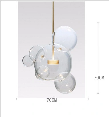 Zhongshan Home Lighting Chandelier Light Factory Wholesale Nordic Decorative New Modern Hanging Mounted Glass Pendant Lamp