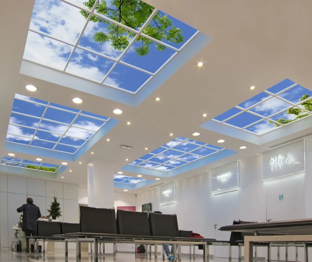 Sky Scene Square LED Ceiling Panel Light for Decoration