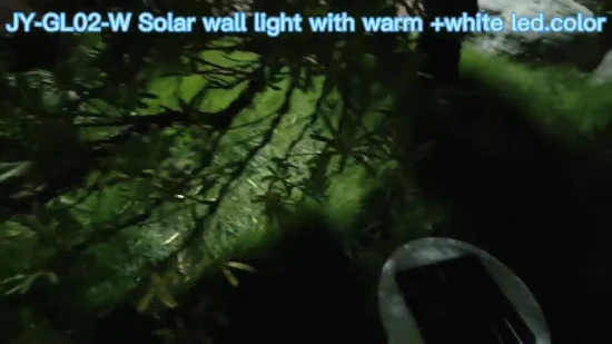 Energy Saving LED Lamp Outdoor 5W Solar Wall Lamp with LED Lights & Solar Panel System