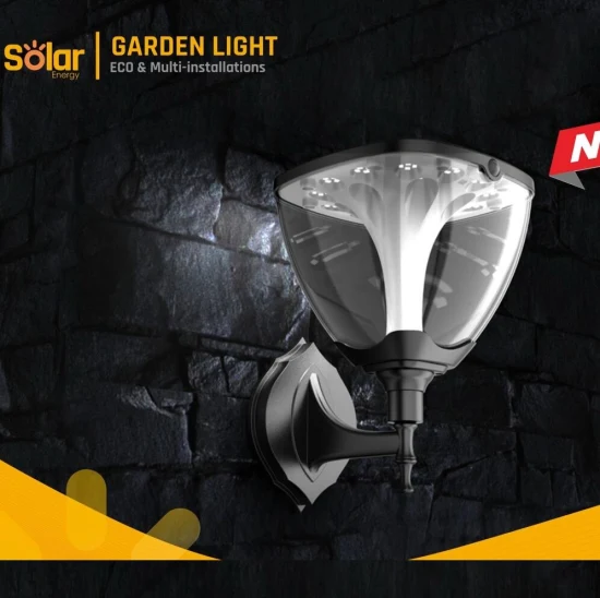 Outdoor 4 Installations Solar Ground Lamp with 3 CCT Changing for Garden and Field Solar Park Light